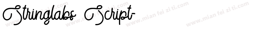 Stringlabs Script字体转换
